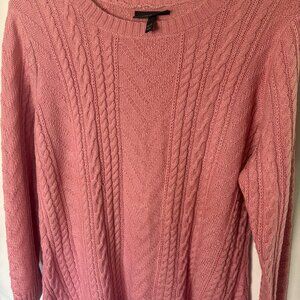 Lane Bryant Women's Pink Sparkly Knit Long Sleeve-Size 18/20